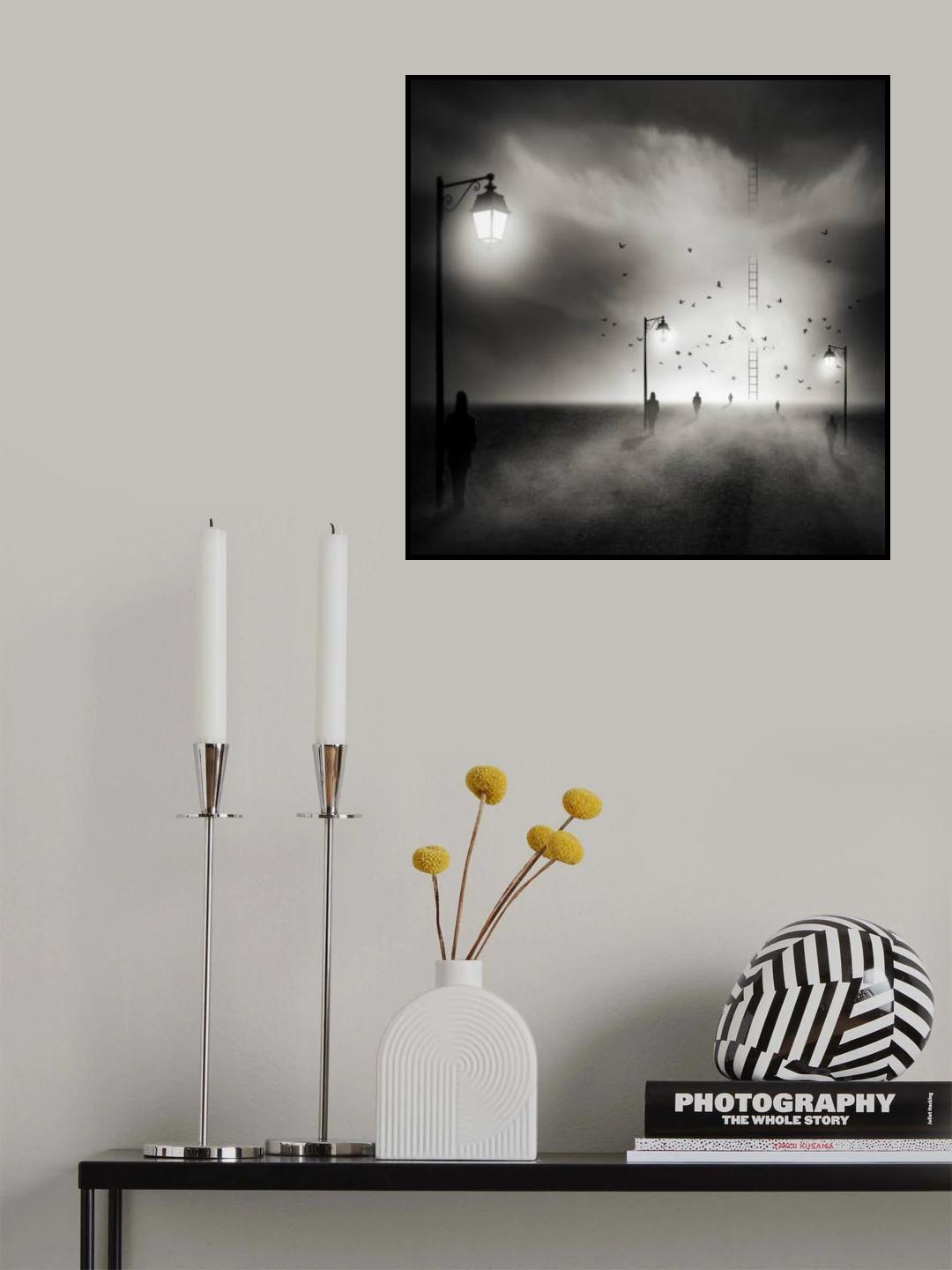 walking to the light... Poster och Canvastavla