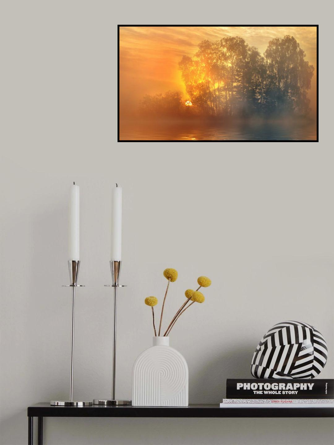 Behind The Trees Poster och Canvastavla