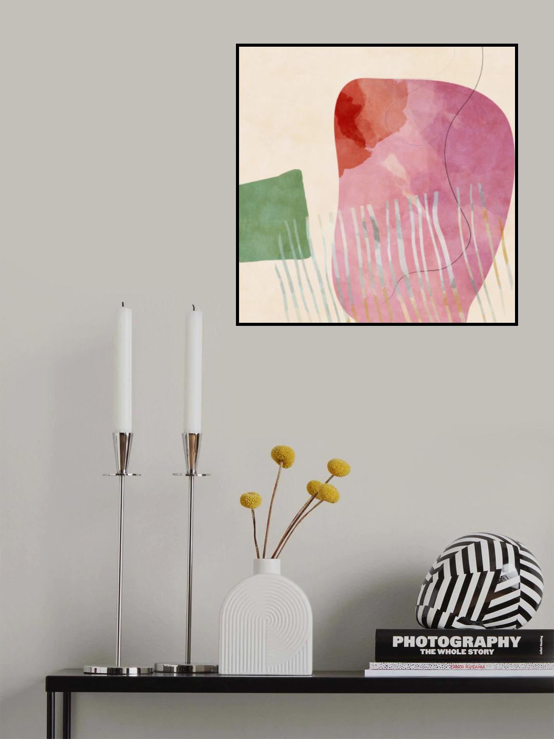 Organic Painted 11 10600px Mai2021 Kopie Poster och Canvastavla