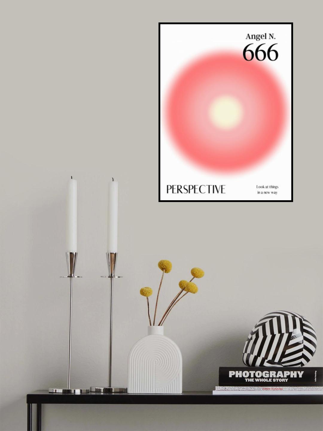 Angel Number 666 Poster och Canvastavla