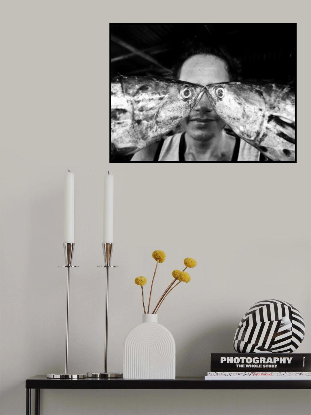 Fish Eye Poster och Canvastavla
