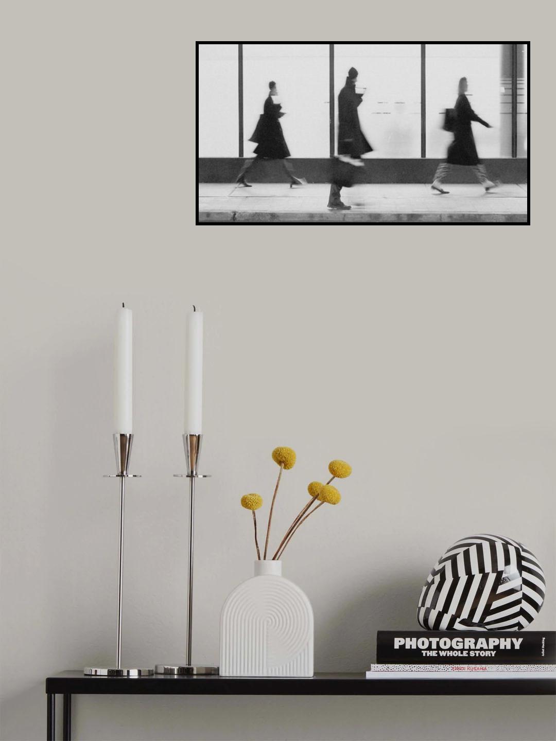 Three passers-by Poster och Canvastavla