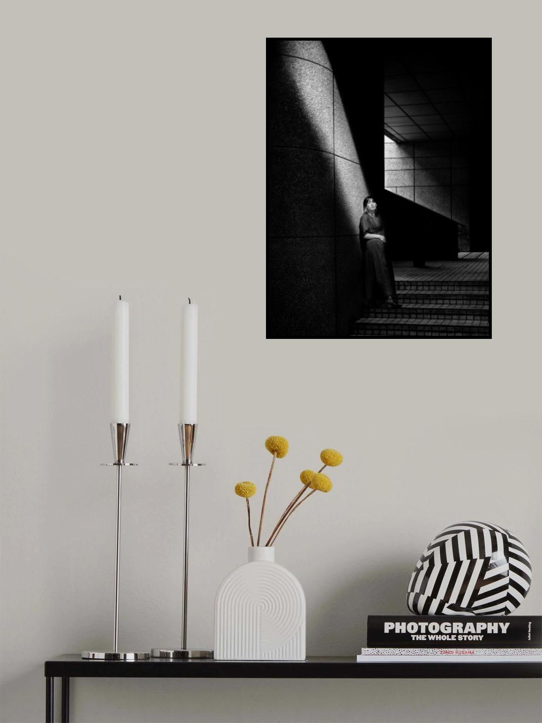 Tilted Light Poster och Canvastavla