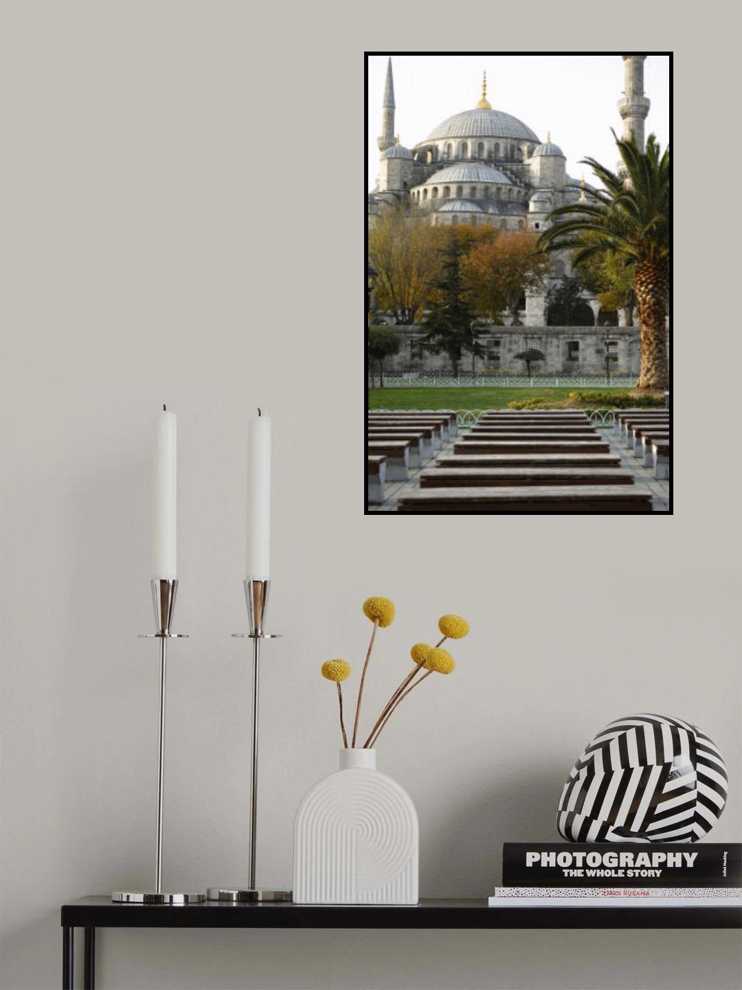 historical mosque from Istanbul, Turkey Poster och Canvastavla