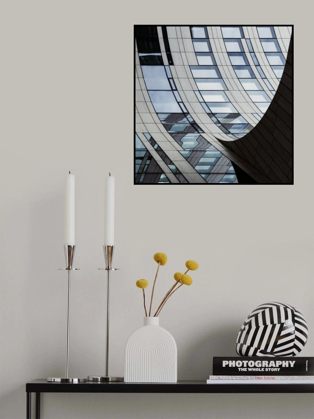 Falling Lines Poster och Canvastavla