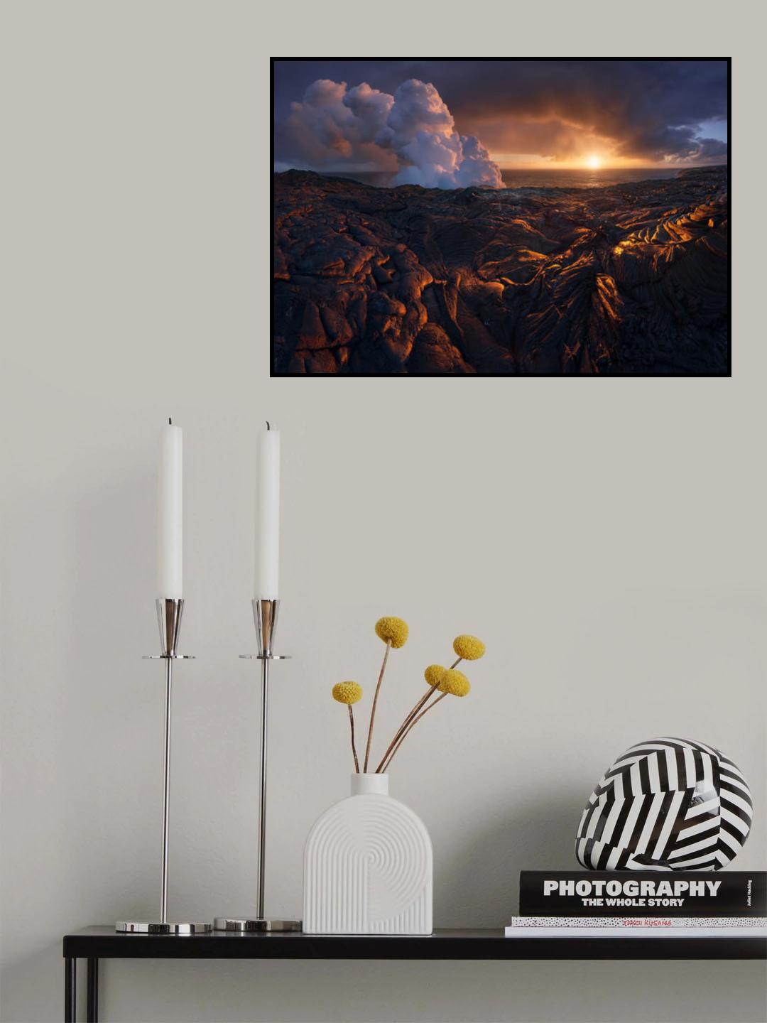 Lava fields Poster och Canvastavla