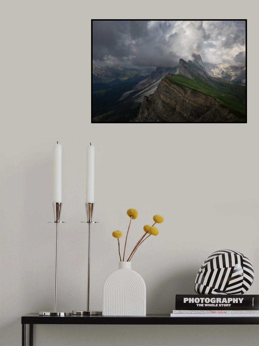 Mountain ridge Poster och Canvastavla