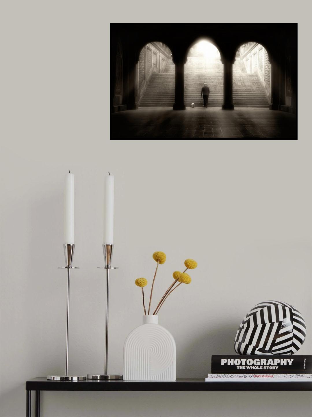 Morning walk Poster och Canvastavla