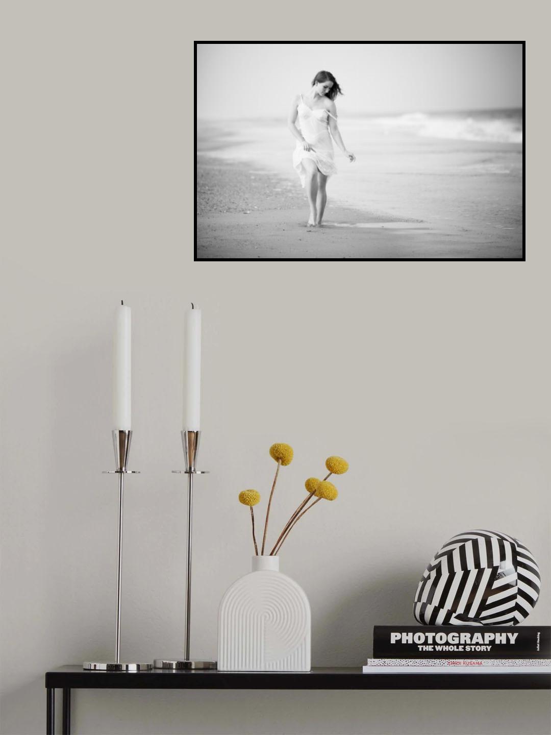A Walk on the Beach Poster och Canvastavla