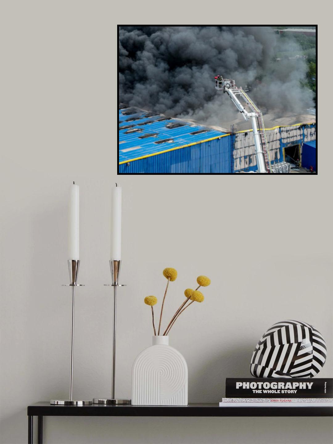 Black Smoke Poster och Canvastavla