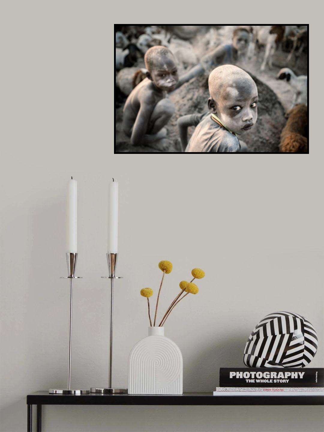 Little Mundari shepherd Poster och Canvastavla