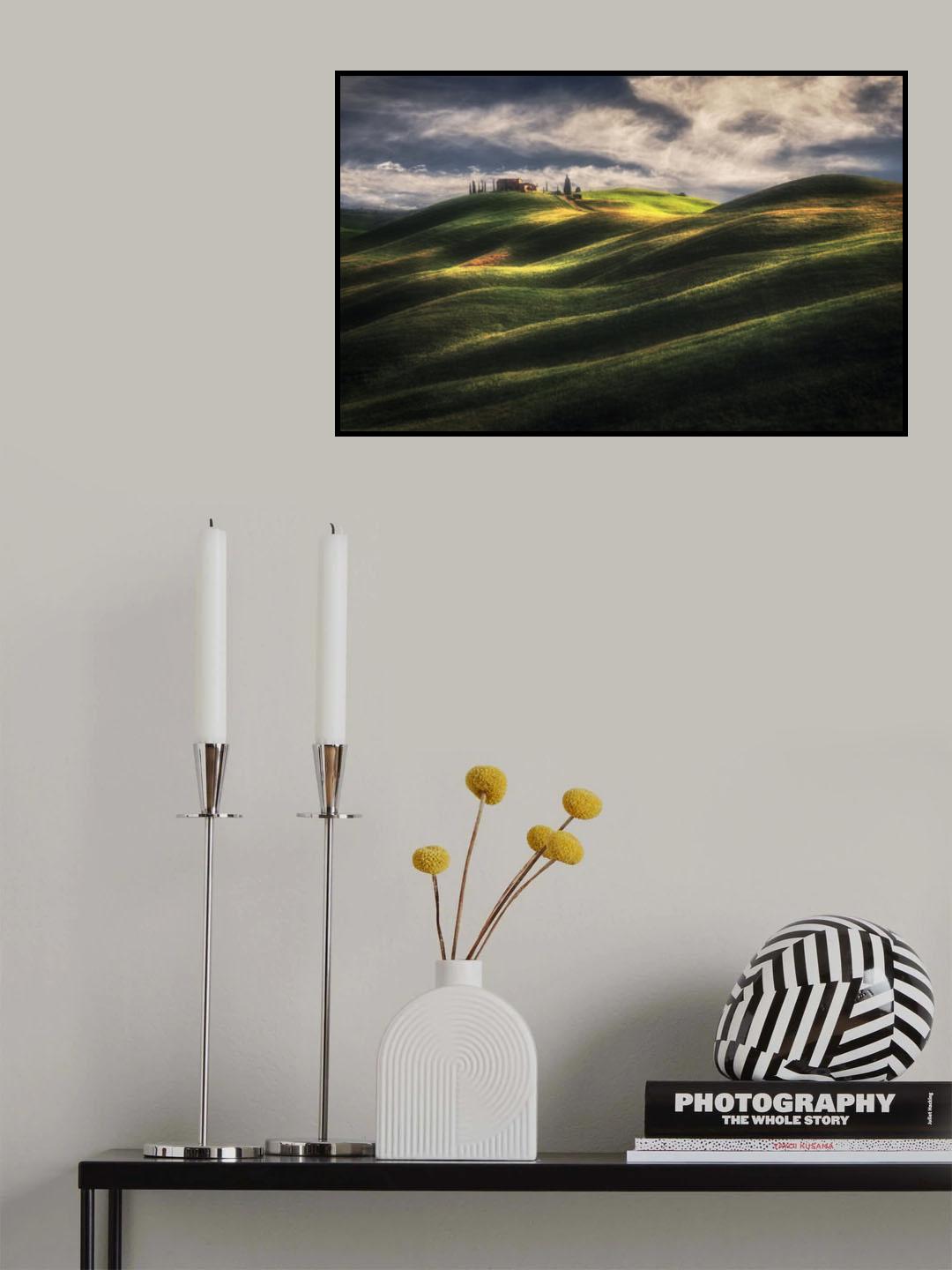 Tuscany Sweet Hills. Poster och Canvastavla
