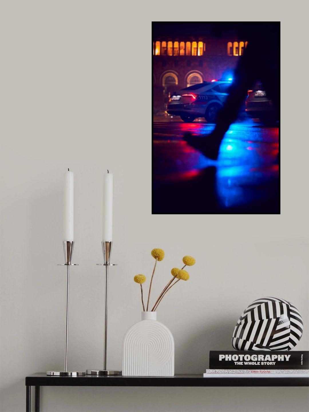 Police Poster och Canvastavla