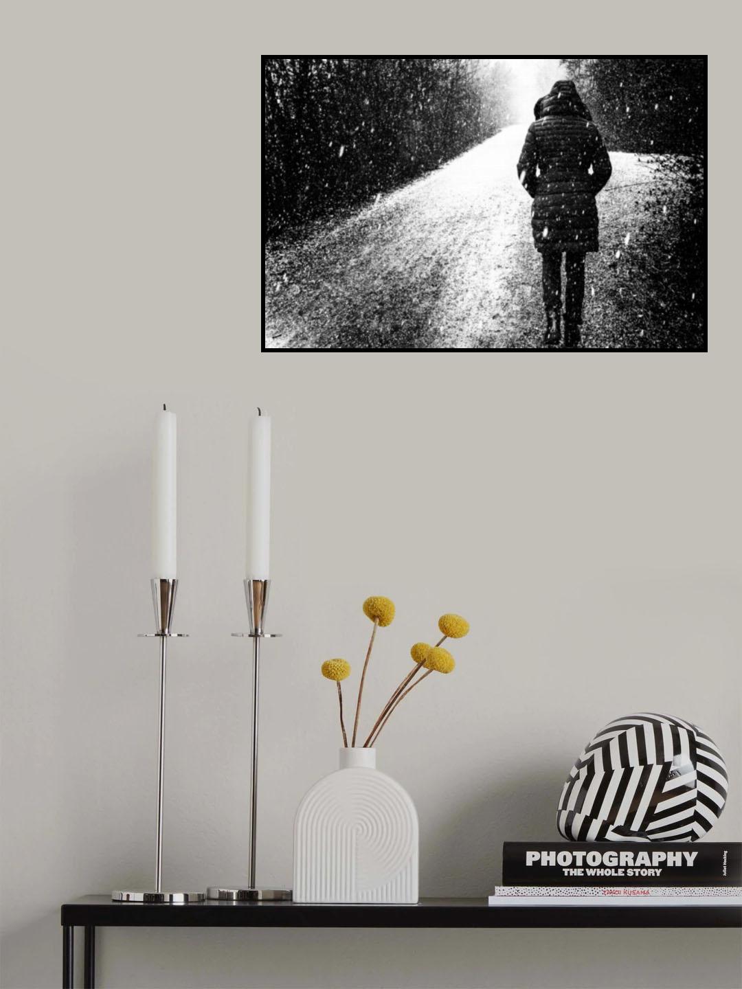 In the snow Poster och Canvastavla
