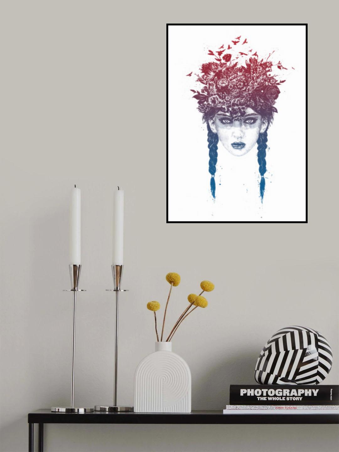 Summer girl Poster och Canvastavla