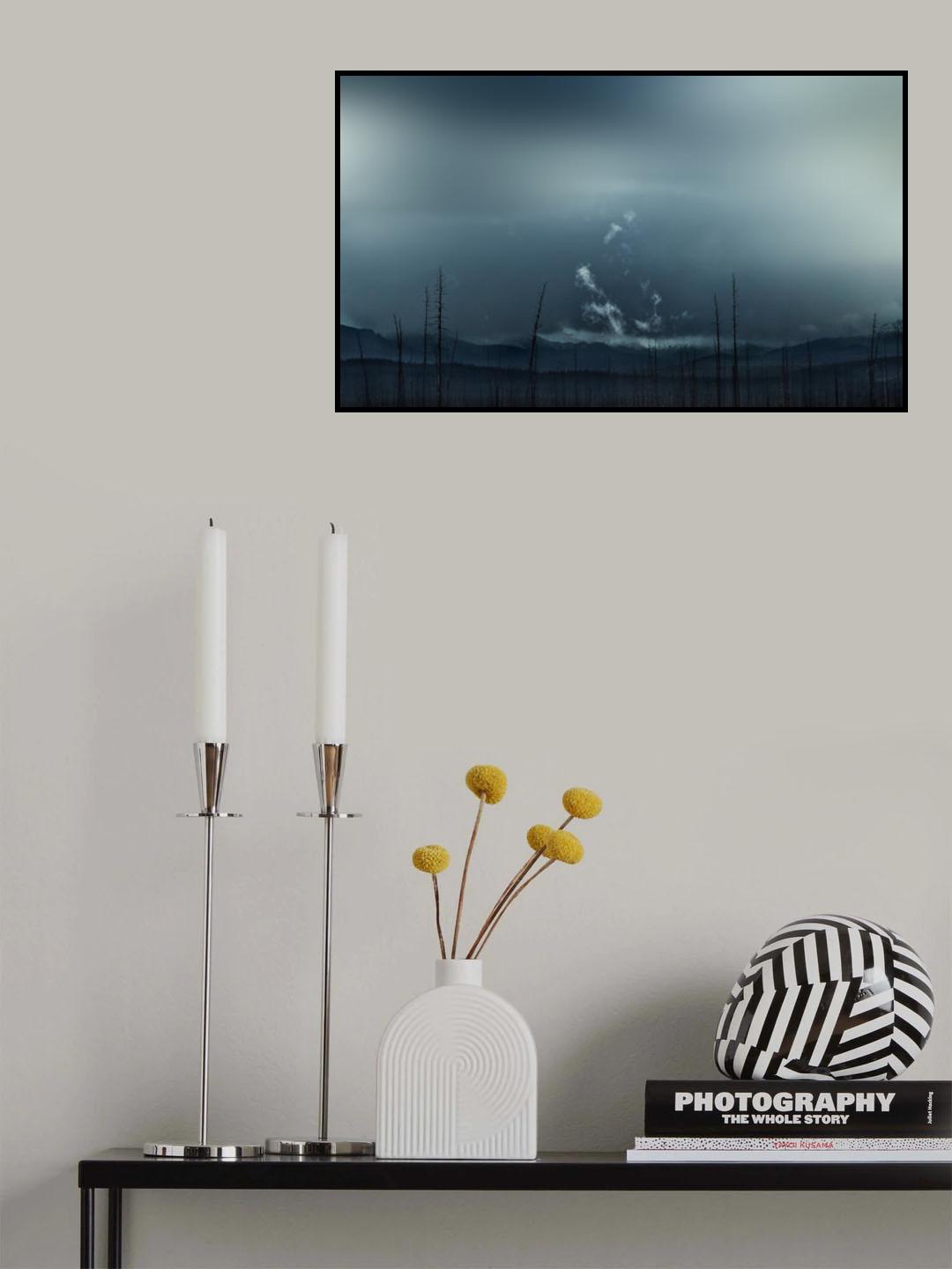 Forest fire 'Blues' Poster och Canvastavla