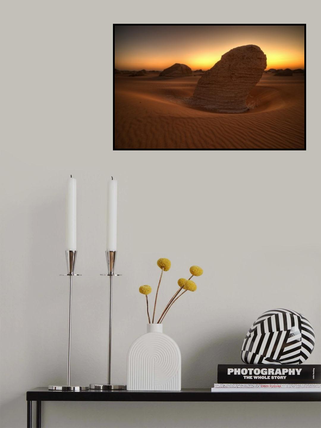 ... yardangs Poster och Canvastavla