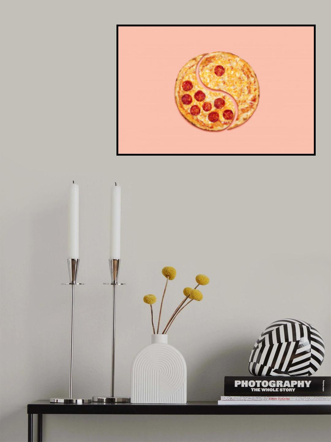 Pizza Balance Poster och Canvastavla