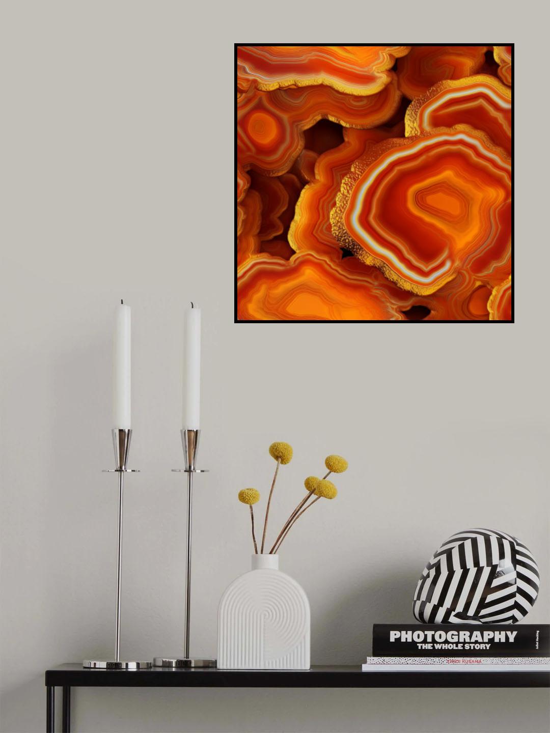 Agate 45 Poster och Canvastavla