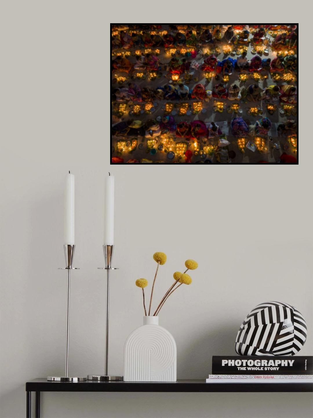 Ritual of Hindu Poster och Canvastavla