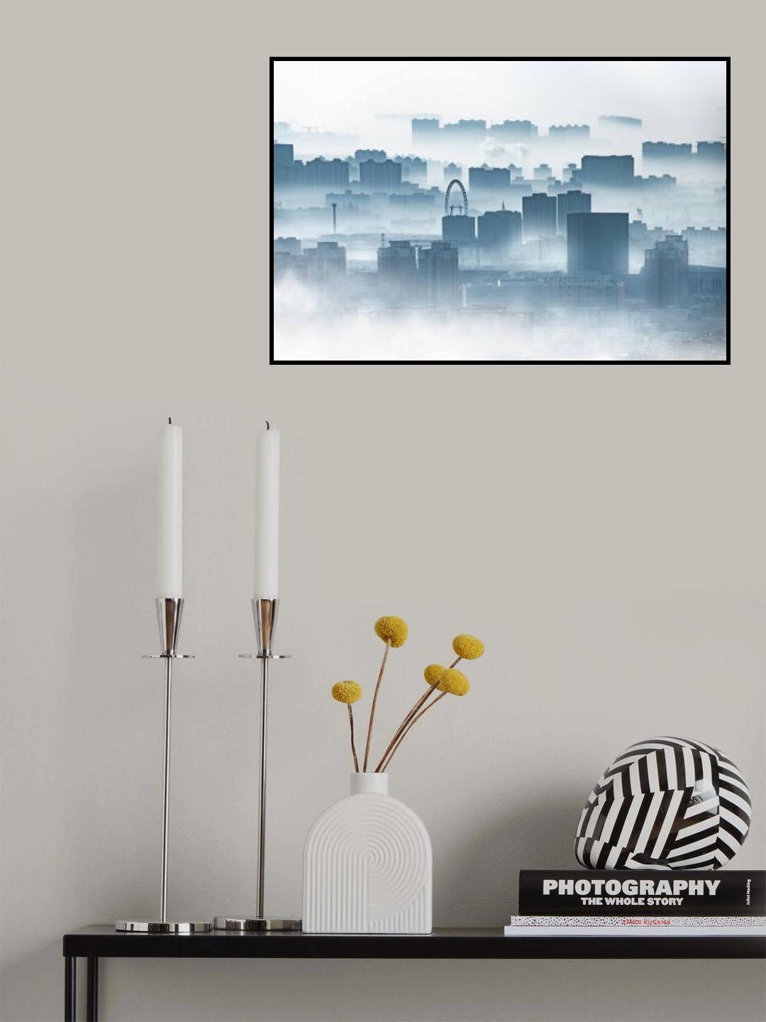 The city of fog Poster och Canvastavla