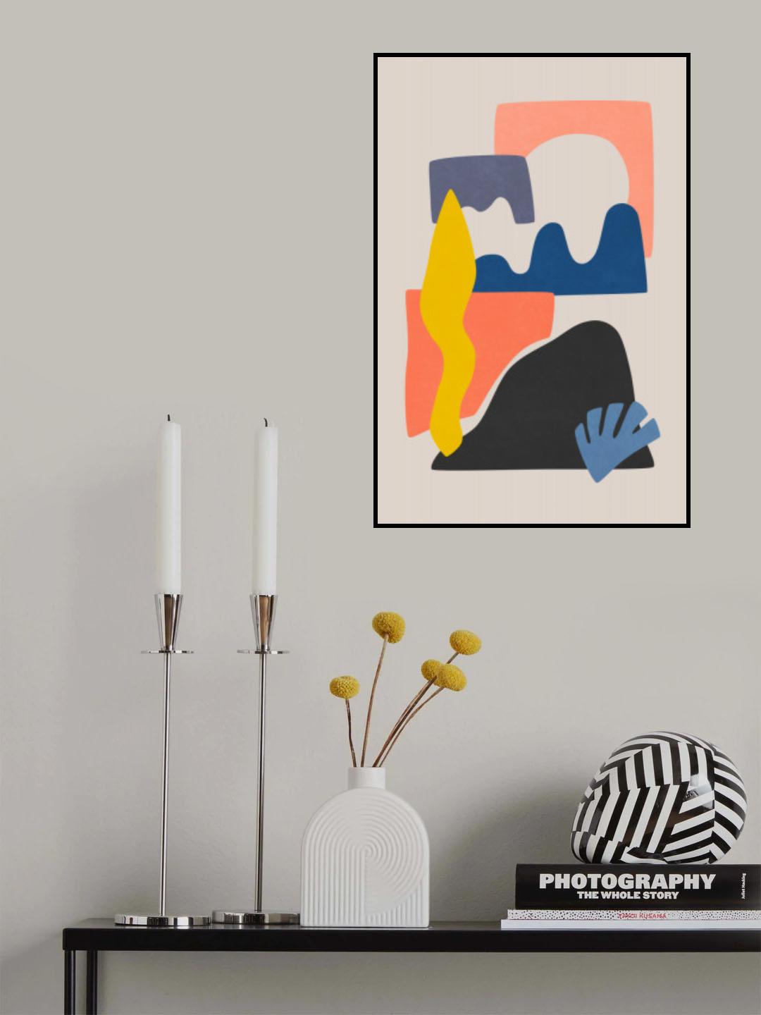 Horizon Shapes Color and Shapes Poster och Canvastavla