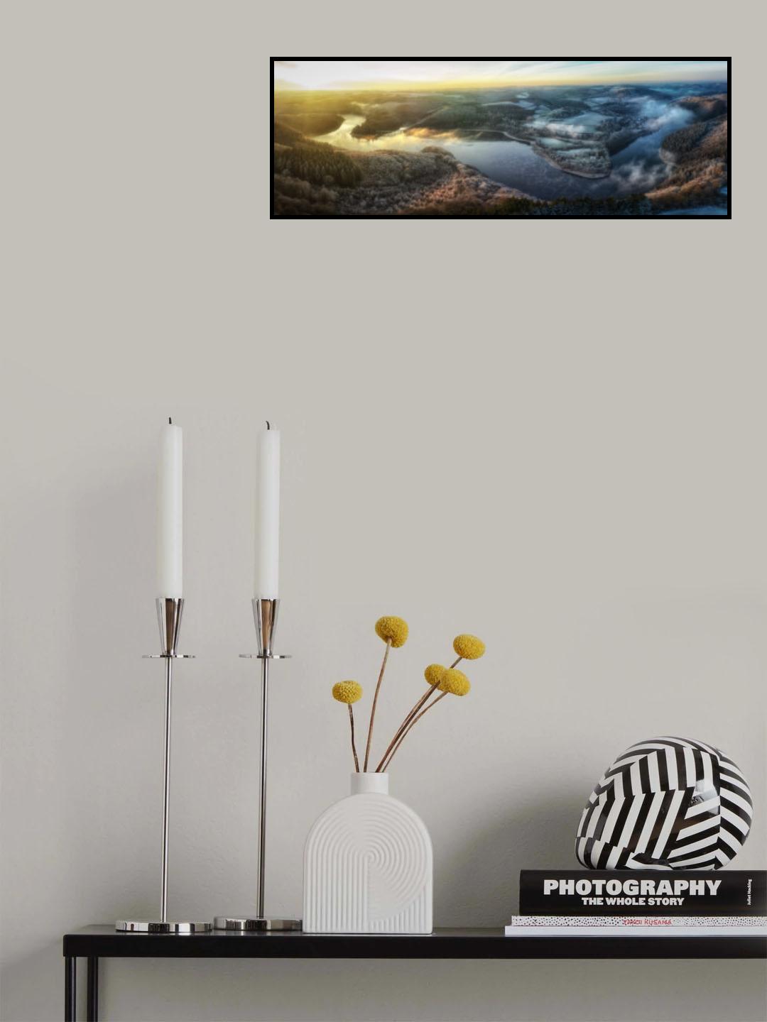 Lac de la Haute Sûre Poster och Canvastavla