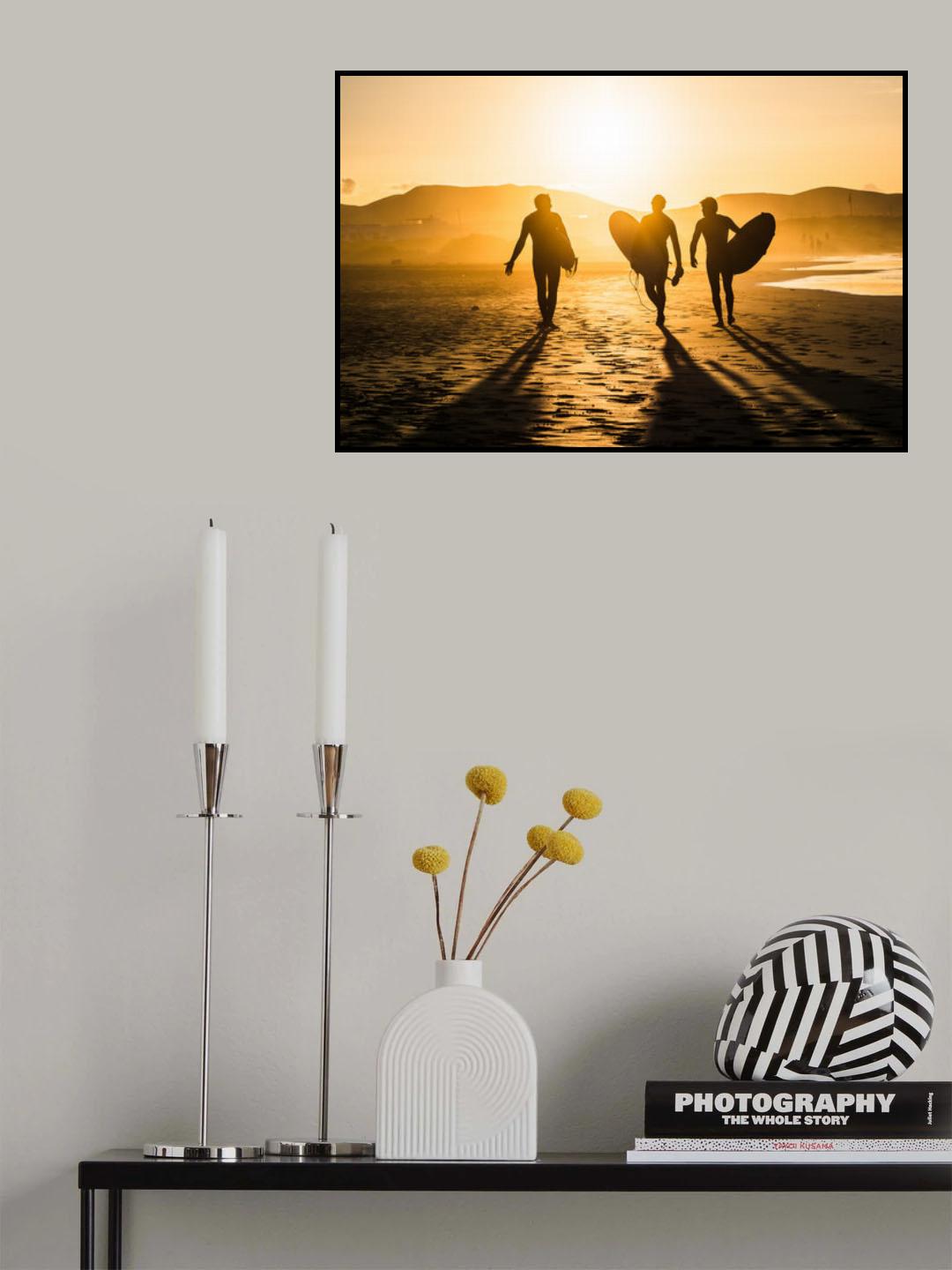 Surf Trio Poster och Canvastavla