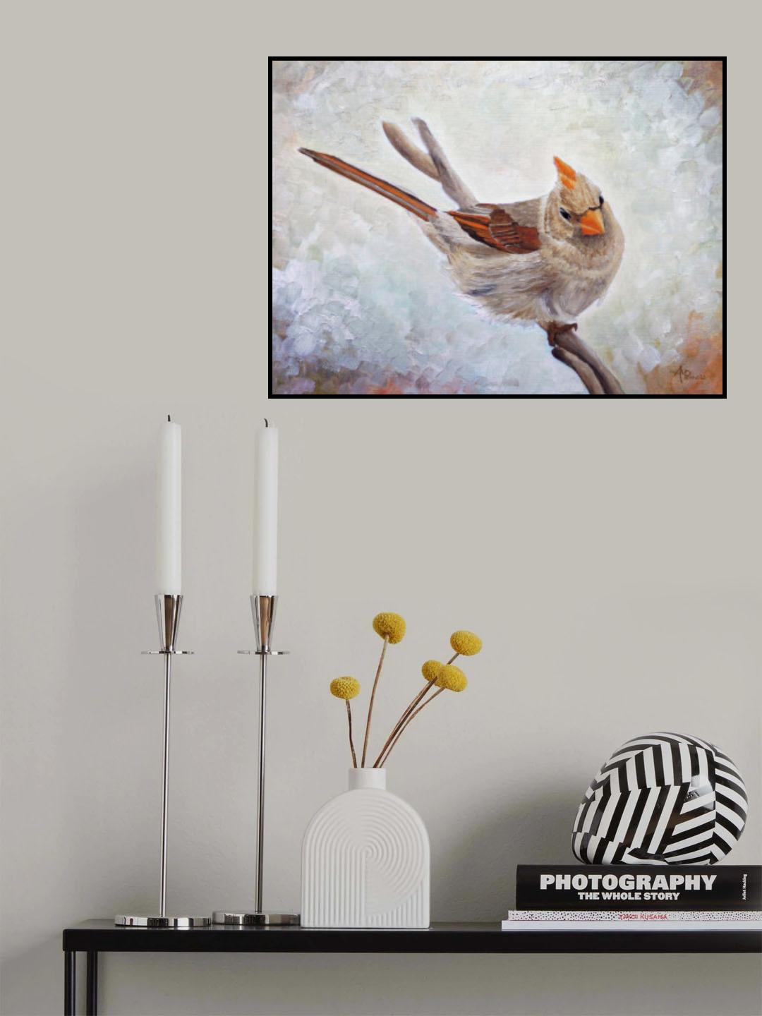 Red Bill Beauty Poster och Canvastavla