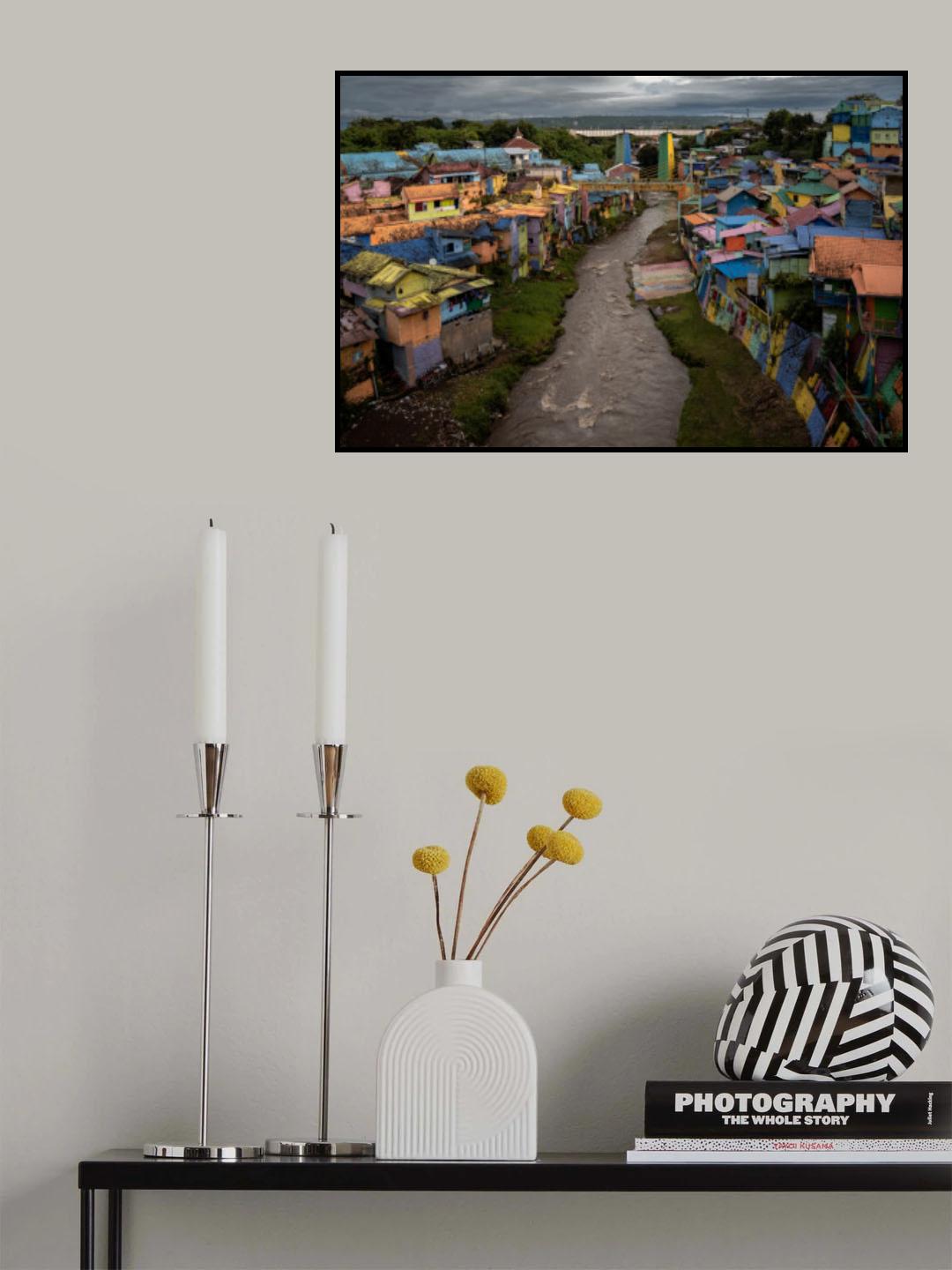 Adding colour to gloomy weather Poster och Canvastavla