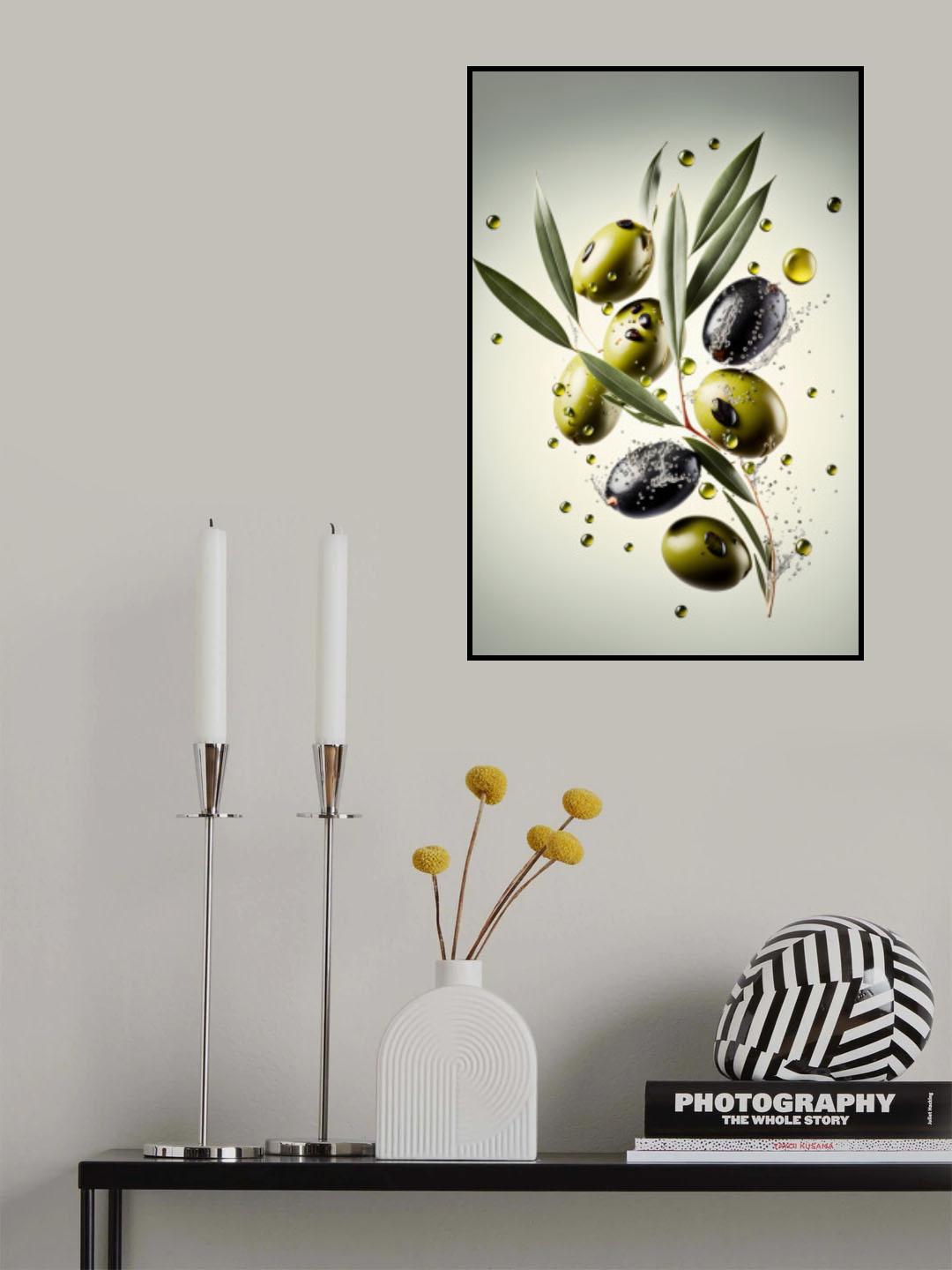 Fresh Olives Poster och Canvastavla