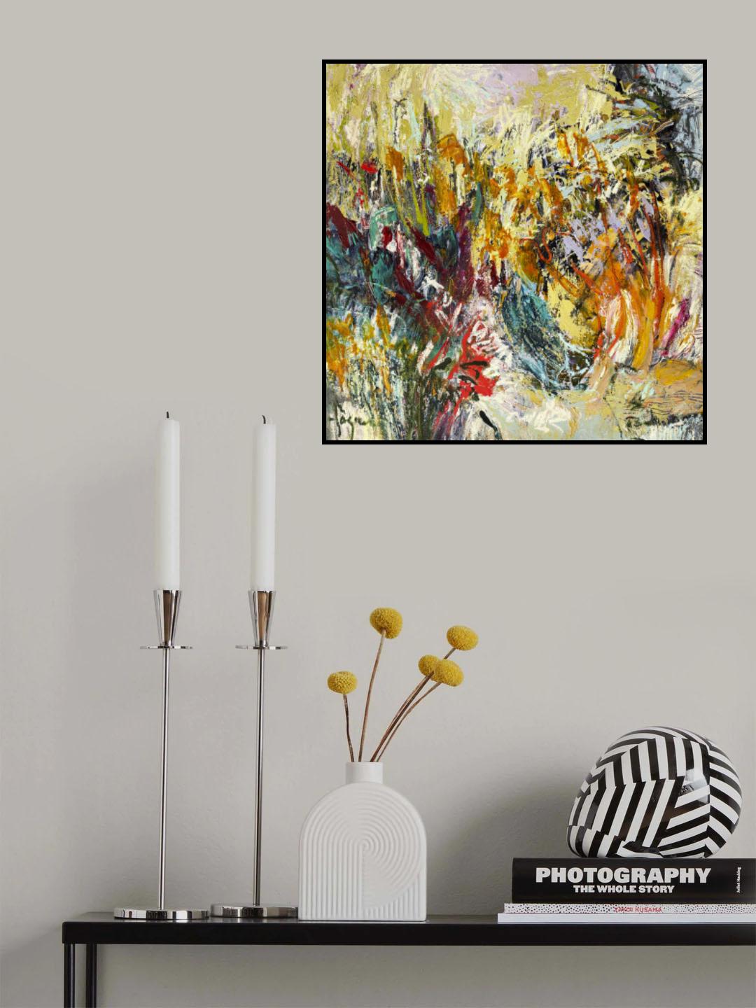 Df035primal Flame I Poster och Canvastavla