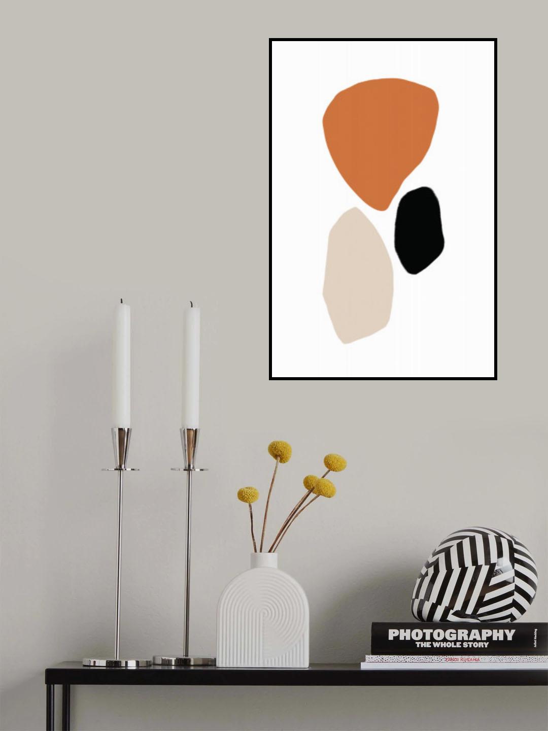 Abstract Shapes Poster och Canvastavla