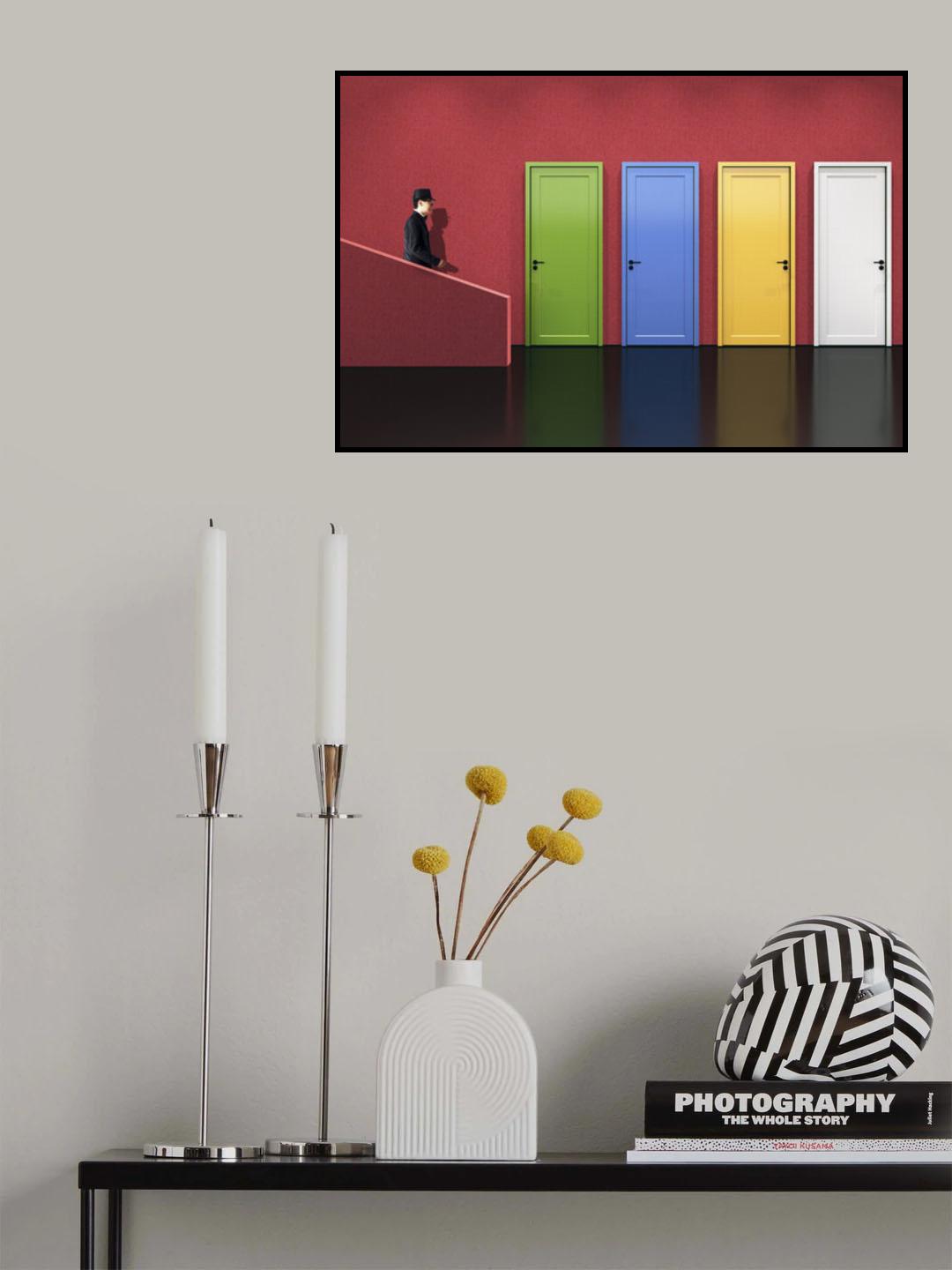Judging Doors Poster och Canvastavla