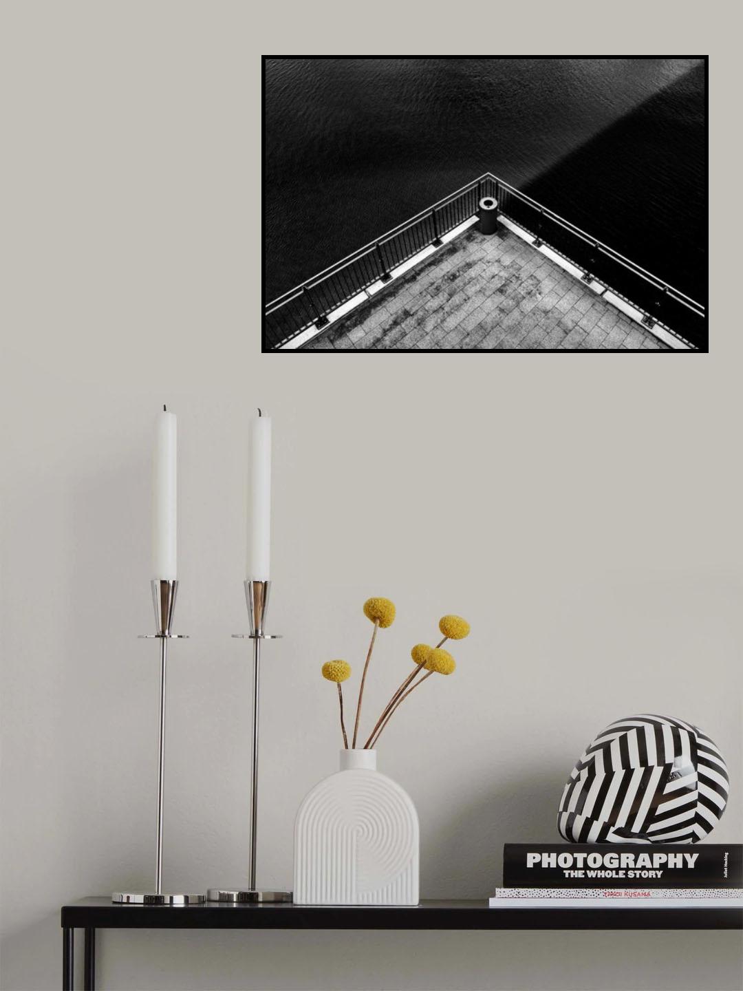 shadow on the water Poster och Canvastavla