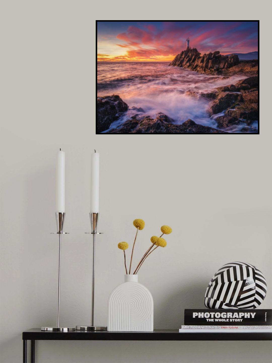 A windy night Poster och Canvastavla