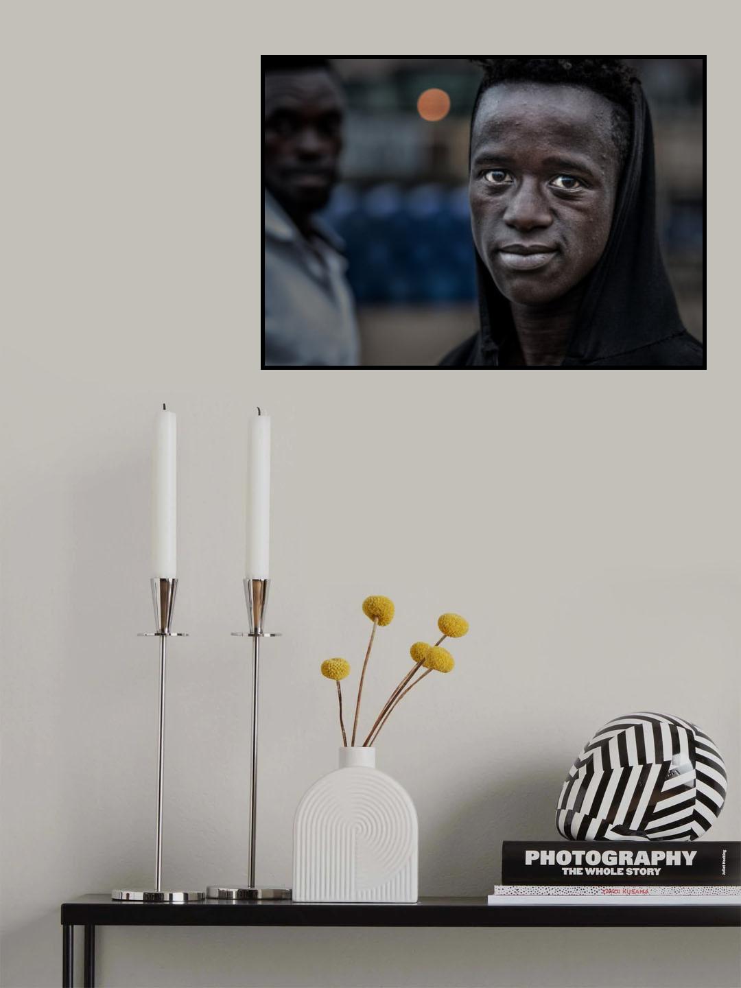 Ethiopian boy. Poster och Canvastavla