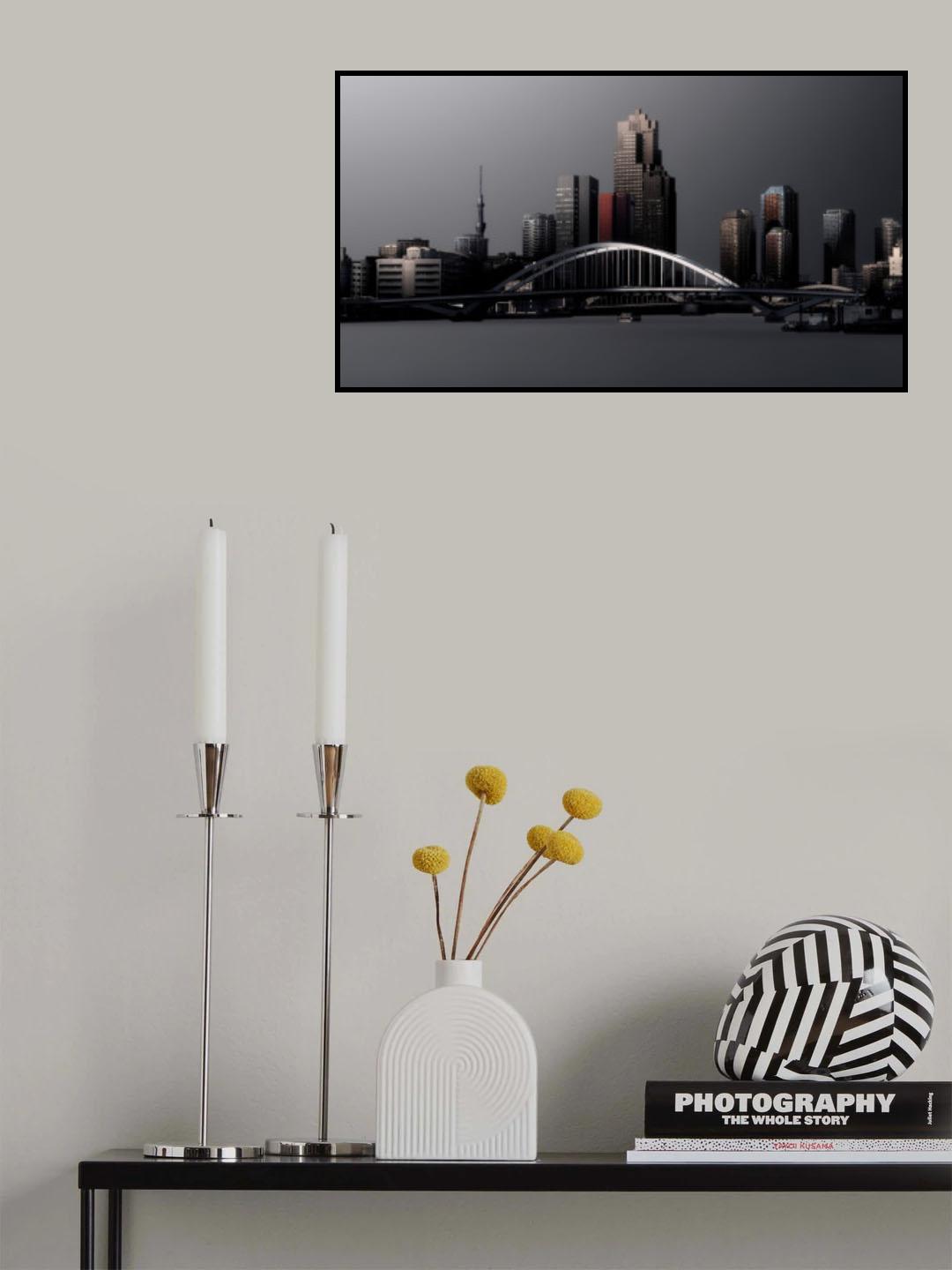 Tokyo Cityscape Poster och Canvastavla