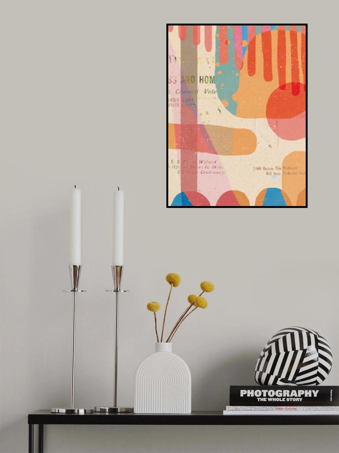 Hot off the Press Poster och Canvastavla