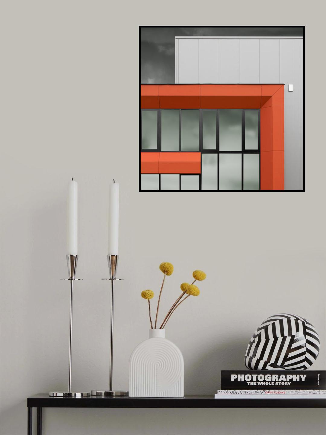 Orange frame Poster och Canvastavla