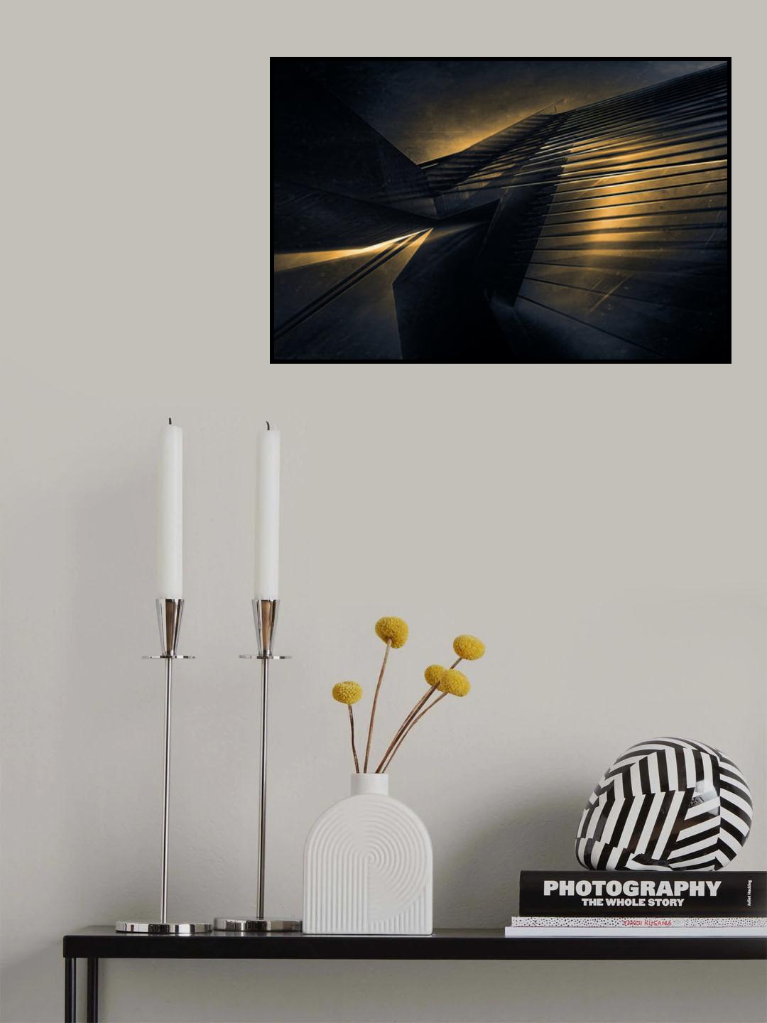 Lights of the Erasmusbridge Poster och Canvastavla