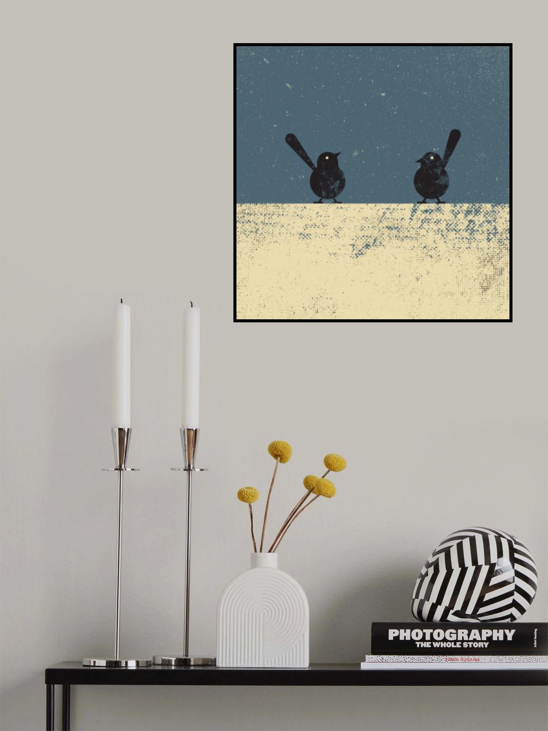 Birds Poster och Canvastavla