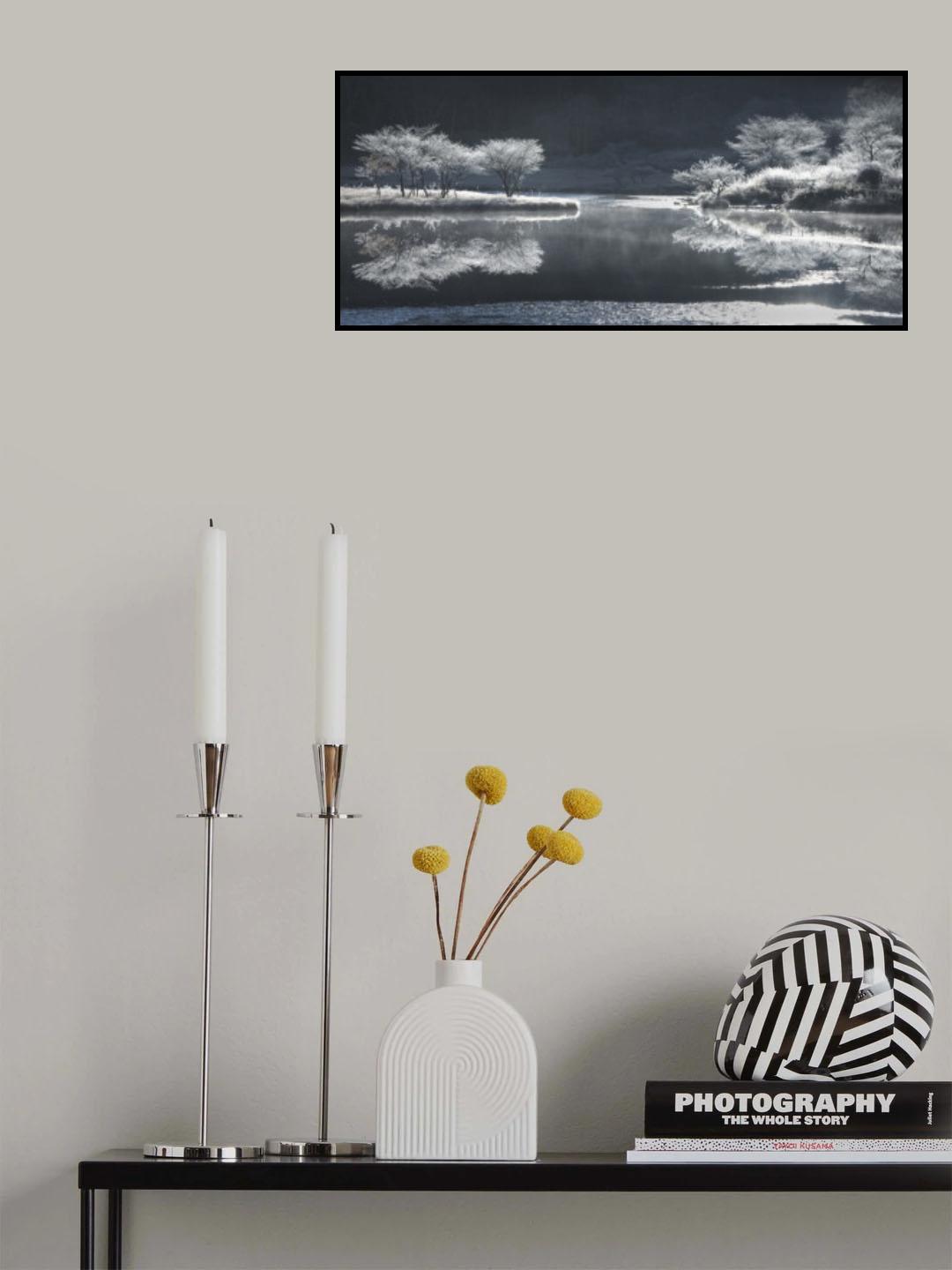 Silver World Poster och Canvastavla