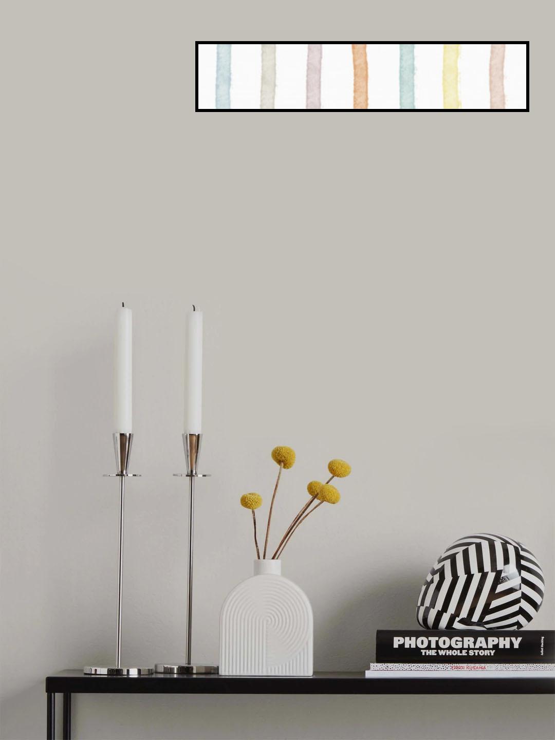 Colorful Lines Poster och Canvastavla