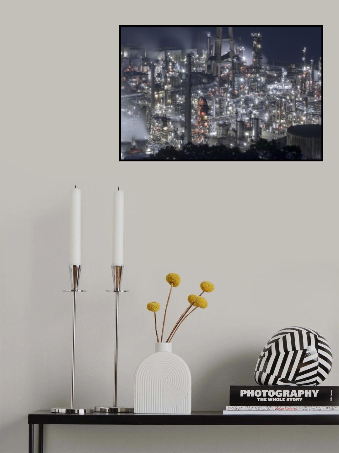 techno-scape Poster och Canvastavla