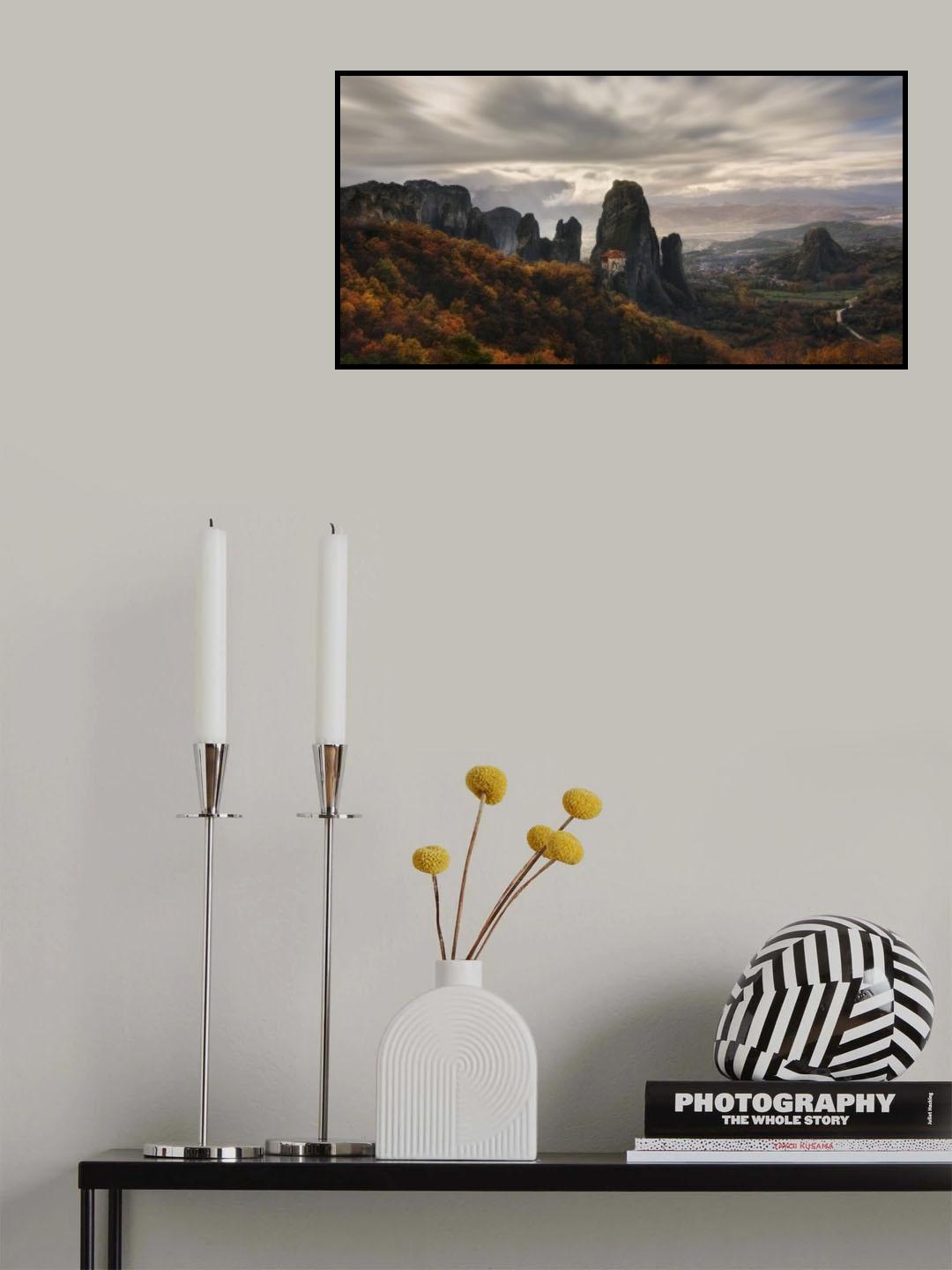 Meteora - The holy rocks Poster och Canvastavla