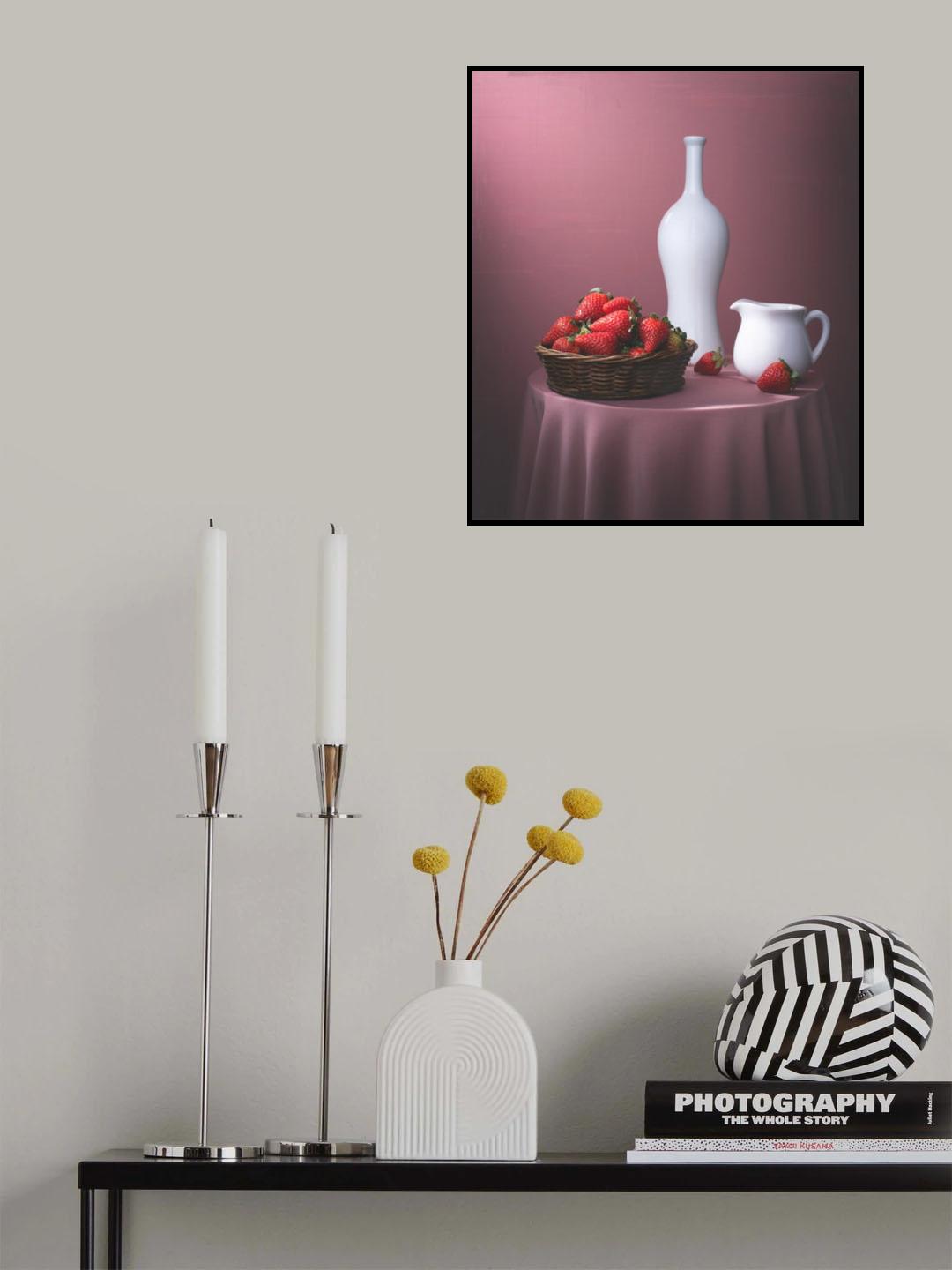 Fresh strawberries Poster och Canvastavla