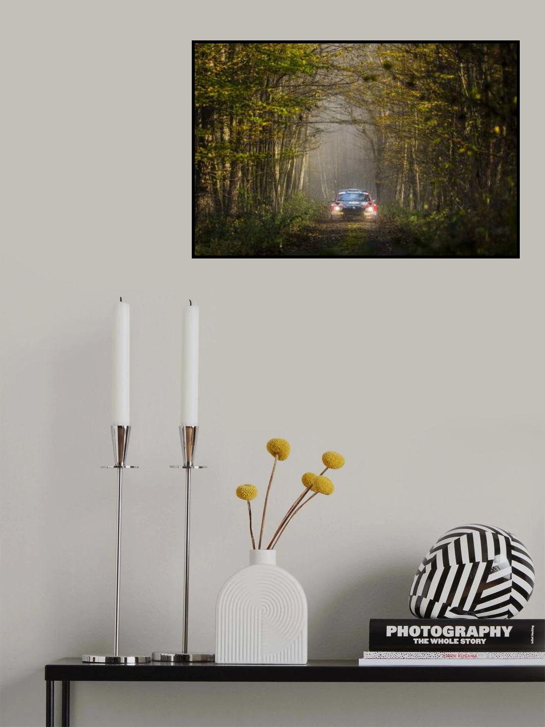 Autumn Rally Story Poster och Canvastavla