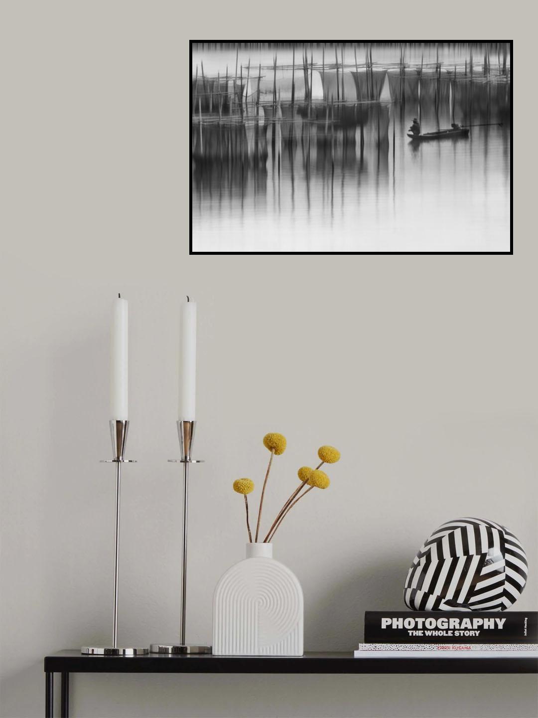 In the fishing lines Poster och Canvastavla