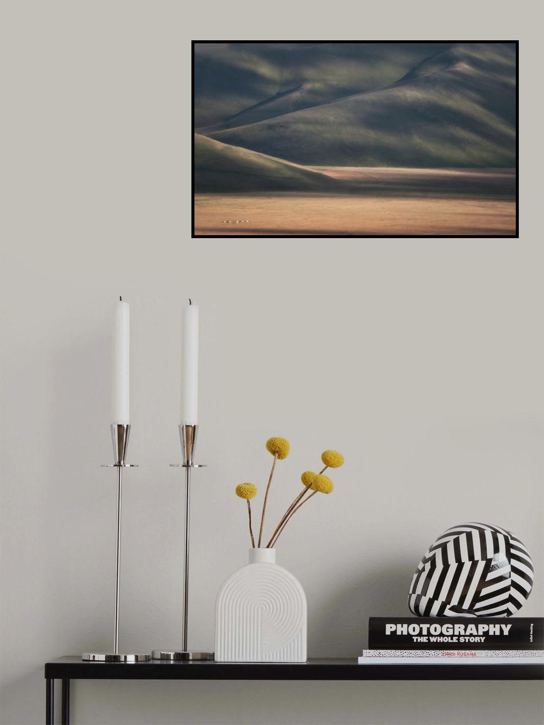 Bucolic Landscape Poster och Canvastavla